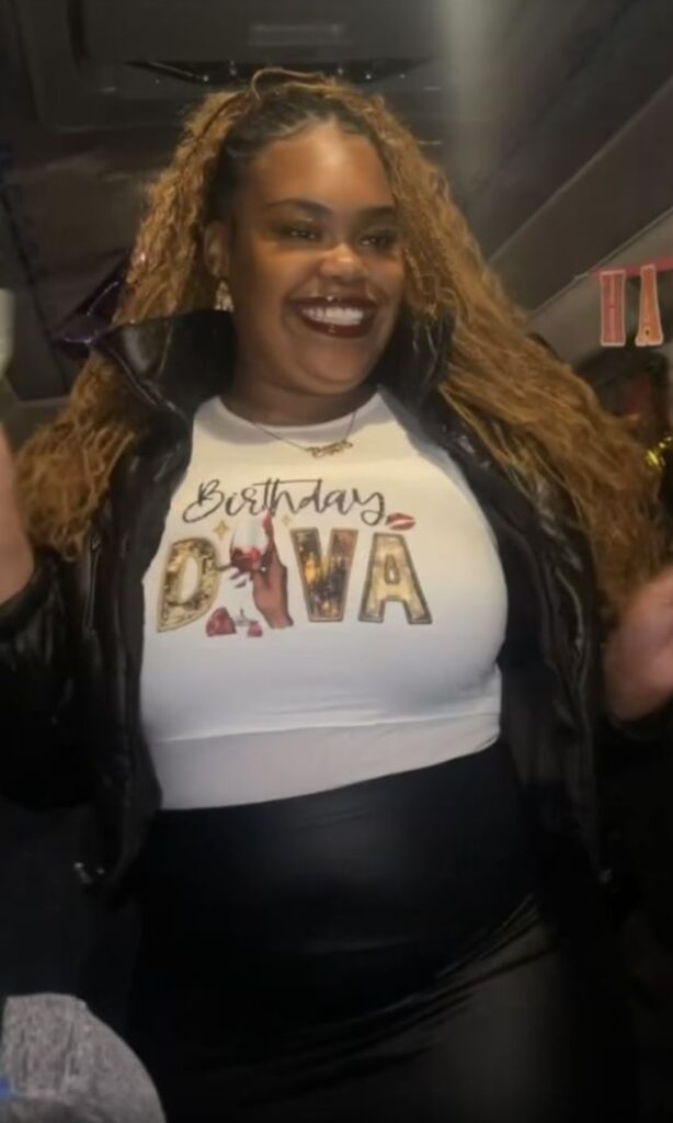 Celebrating Birthday Party On Bus